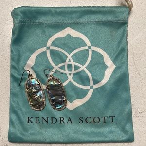 kendra scott marble earrings aragon green purple small